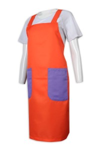 AP154 訂做圍裙 撞色圍裙 筆插設計 圍裙生產商